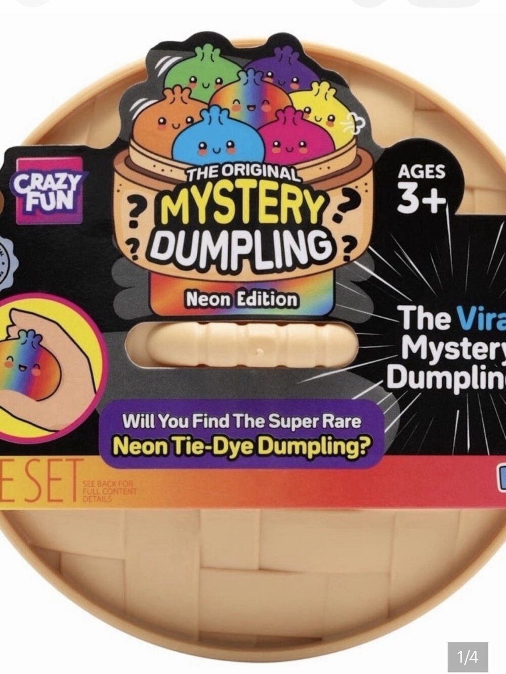 Neon Mystery Dumpling Toy - Multicolor